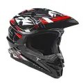 Мотошлем кроссовый AiM JK803 XS(53-54) красный/черный