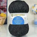 Пряжа Пехорка ангорская теплая 435 антрацит (5 мотков)