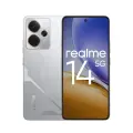 Смартфон realme 14, 5G, 12/256 ГБ, AMOLED экран, 2 камеры, NFC, IP66/IP68, быстрая зарядка, Серебряный
