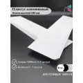 Плинтус напольный, алюминиевый HENNOX длина 1500мм высота 80 мм, 3 шт, белый, матовый