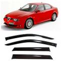 Дефлекторы боковых стекол Cobra Tuning на Alfa Romeo 156 (932) 1 l Sd 1997-2007 - Ветровики боковых окон для Альфа Ромео 156 (932) 1 l Сд 1997-2007
