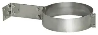 Хомут Дымок для дымоходов d150 мм с креплением к стене AISI 439