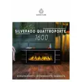 Электрокамин ELEMENT FLAME Quattroporte Silverado 1600, с тумбой, для телевизора