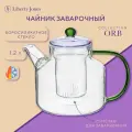 Чайник заварочный Liberty Jones Orb, 1,2 л, фиолетовый/зеленый