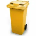 Дигрус Мусорный контейнер 360 л желтый