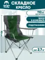 Кресло складное Jungle Camp Picnic Olive туристическое, комфортное, макс. нагрузка 110кг. Для отдыха на природе, рыбалки