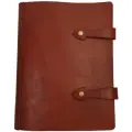 Тетрадь на кольцах А4 с обложкой из натуральной кожи ChesareC орех