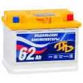 Аккумулятор автомобильный ПАЗ Подольские Аккумуляторы 62 А/ч 530 А обр. пол. Евро авто (242x175x190)