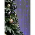 Новогодняя гирлянда светодиодная - Дождь (занавес), 320 LED, синий (3.0 м х 2.0 м), 8 режимов, с возможностью наращивания