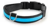Триол Светодиодный ошейник NIGHT CITY синий M, 310-410мм (ошейник+кабель USB-mini) х200