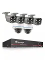 Комплект видеонаблюдения Techage NVR, 8 каналов, 6 IP-камер