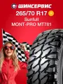 Летняя шина Sunfull MONT-PRO MT781 265/70 R17 121/118Q