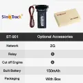 SinoTrack Mini Водонепроницаемый GPS-трекер со встроенной батареей ST-901 901L для автомобиля, мотоцикла, автомобиля, дистанционное управление, бесплатное веб-приложение, 2G VERSION Bat Box