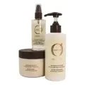 Набор для блеска волос Barex Olioseta Oro Di Luce (шампунь 250 мл + маска 200 мл+ жидкие кристаллы 75 мл)