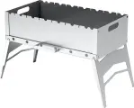 Мангал Grillux Optimus Plus, складной, сталь 2мм, 59 см x 34,5см