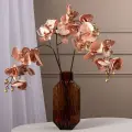 Искусственная ветка Орхидея 79 см светло-персиковая, EDG, 685004-33