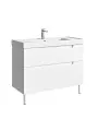 Тумба под раковину без столешницы Aqwella Vancouver 100 напольная, белая