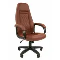 Кресло руководителя Chairman 950 LT Россия экопремиум коричневый