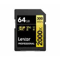 Карта памяти Lexar SDXC 64GB Professional 2000x UHS-II U3 V90