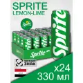 Sprite Lemon-Lime, 0.33 л, 24 шт, банка (газированный напиток Спрайт Лимон-Лайм, жб)