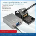 Умная паяльная станция OSS T12X Plus: с дисплеем, автоматический спящий режим, 72 Вт, для ремонта телефонов и DIY