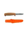 Нож Morakniv Floating Serrated Knife, нержавеющая сталь, пробковая ручка, оранжевый. 13131