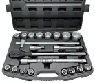 Набор Головок С Трещотками И Удлинителями! 3/4' 19-50Мм 12 Гр. 21Пр. DETOOL арт. DTL0059