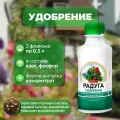 Удобрение Радуга для цветов, концентрат (2 флакона по 0,5 л). Универсальное средство в уходе за любыми садовыми и комнатными цветами. Предназначено для корневых и внекорневых подкормок