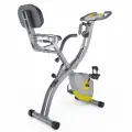 DFC Велотренажер X-Bike DFC MBB с эспандерами, серо-желтый