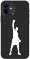 Силиконовый чехол на Apple iPhone 12 / 12 Pro / Эпл Айфон 12 / 12 Про с рисунком Boxing W Soft Touch черный