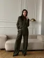 Костюм классический с брюками палаццо