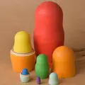 Матрешка Деревянная Детская Развивающий Сортер по Цветам