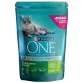 Корм для кошек живущих в помещении Purina ONE для вывода шерсти, профилактика МКБ, избыточного веса, с высоким содержанием индейки и цельными злаками 10 шт. x 200 г