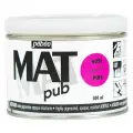 Краска акриловая PEBEO экстра матовая Mat Pub №4, розовый флуоресцентный, 500 мл
