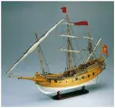 Сборная модель корабля для начинающих от Amati (Италия), Polacca Veneziana, М.1:150