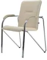 Конференц-кресло FA-SAMBA Chrome к/з светло-бежевый DO122/к/з