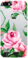Силиконовый чехол на Apple iPhone SE / 5s / 5 / Эпл Айфон 5 / 5с / СЕ с рисунком Amazing Peonies