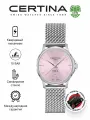 Наручные часы Certina Urban, розовый/серебристый