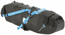 Подседельная сумка баул туристический M-Wave 11 литров. Цвет: Черный-синий