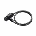 Замок велосипедный BBB QuickSafe 8mm x 1500mm черн