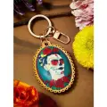 Фрида Кало / Frida Kahlo Брелок День мёртвых с черепом и цветами
