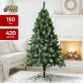 Елка искусственная новогодняя Magic Craft ель 150 см, напольная, пушистая, с подставкой, реалистичная