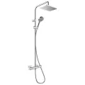 Душевой комплект hansgrohe Vernis Shape Showerpipe 230 1jet с термостатом 26286, хром