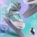 Коньки ледовые раздвижные детские Virtey Jessica 33-40 р.
