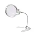Лупа настольная с LED подсветкой 4b-10, D-13,0см, увеличение 2х и 5х