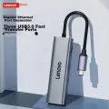Lenovo Type-C Expansion Dock, Gigabit Ethernet Port, USB-C to RJ45 Wired Network Adapter, Laptop Converter, USB 3.0 Hub, Xiaoxin
