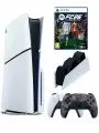 Игровая приставка Sony PlayStation 5 Slim, с дисководом, 1 ТБ, 2й геймпад камуфляжный, зарядная станция, Fifa 26