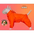 Комбинезон-дождевик для американского кокер-спаниеля кобеля, повышенной прочности, цвет оранжевый
