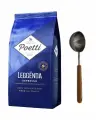 Кофе в зернах Poetti Legenda Espresso Арабика/Робуста, 1 кг + ложка