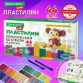 Пластилин классический BRAUBERG KIDS, 44 цвета, 660 грамм, стек, высшее качество, 106679 Набор - 5 шт.